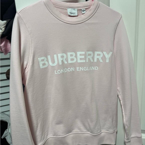 Burberry Sweaters - Burberry Light Pink Crew Neck Sweater